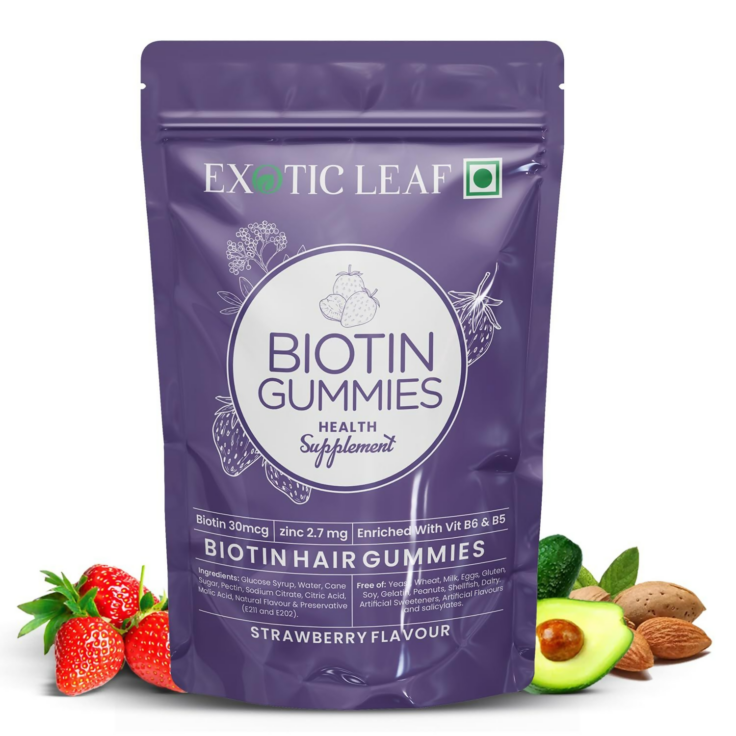 Exotic Leaf Biotin Gummies 