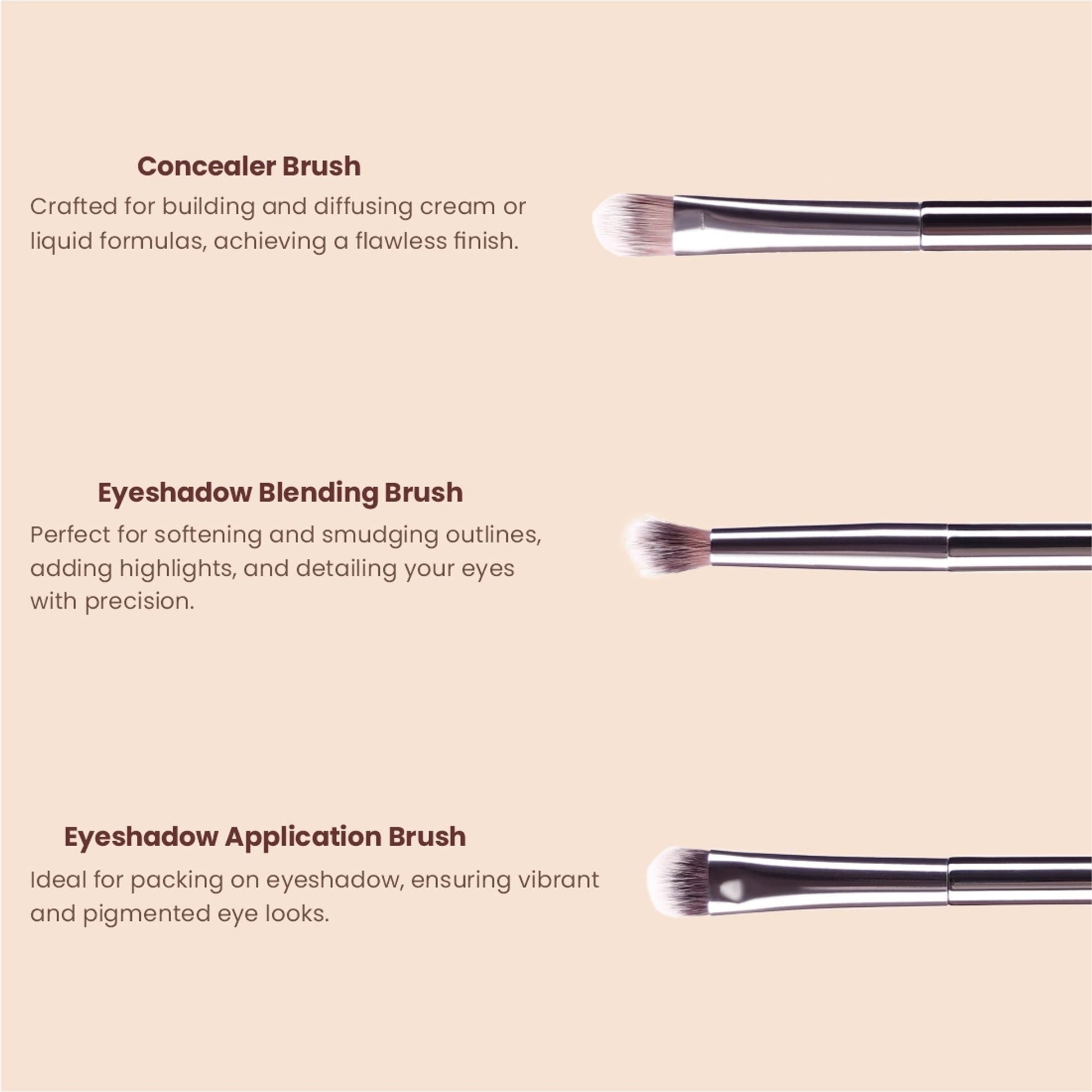 Matt Look Professional Signature Brush - Set of 6 