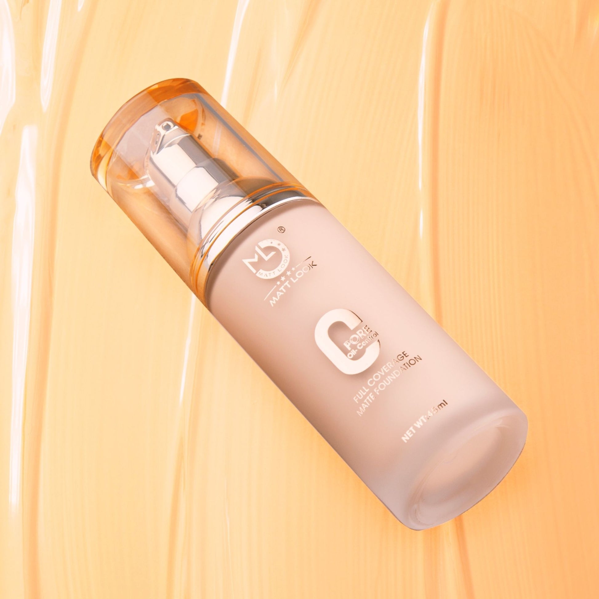 Matt Look Zero Pore Oil Control Full Coverage Matte Foundation - Warm Nude 