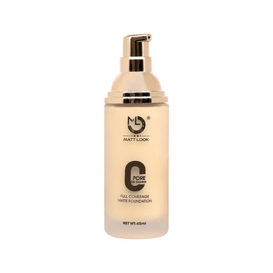 Matt Look Zero Pore Oil Control Full Coverage Matte Foundation - Pure Beige 