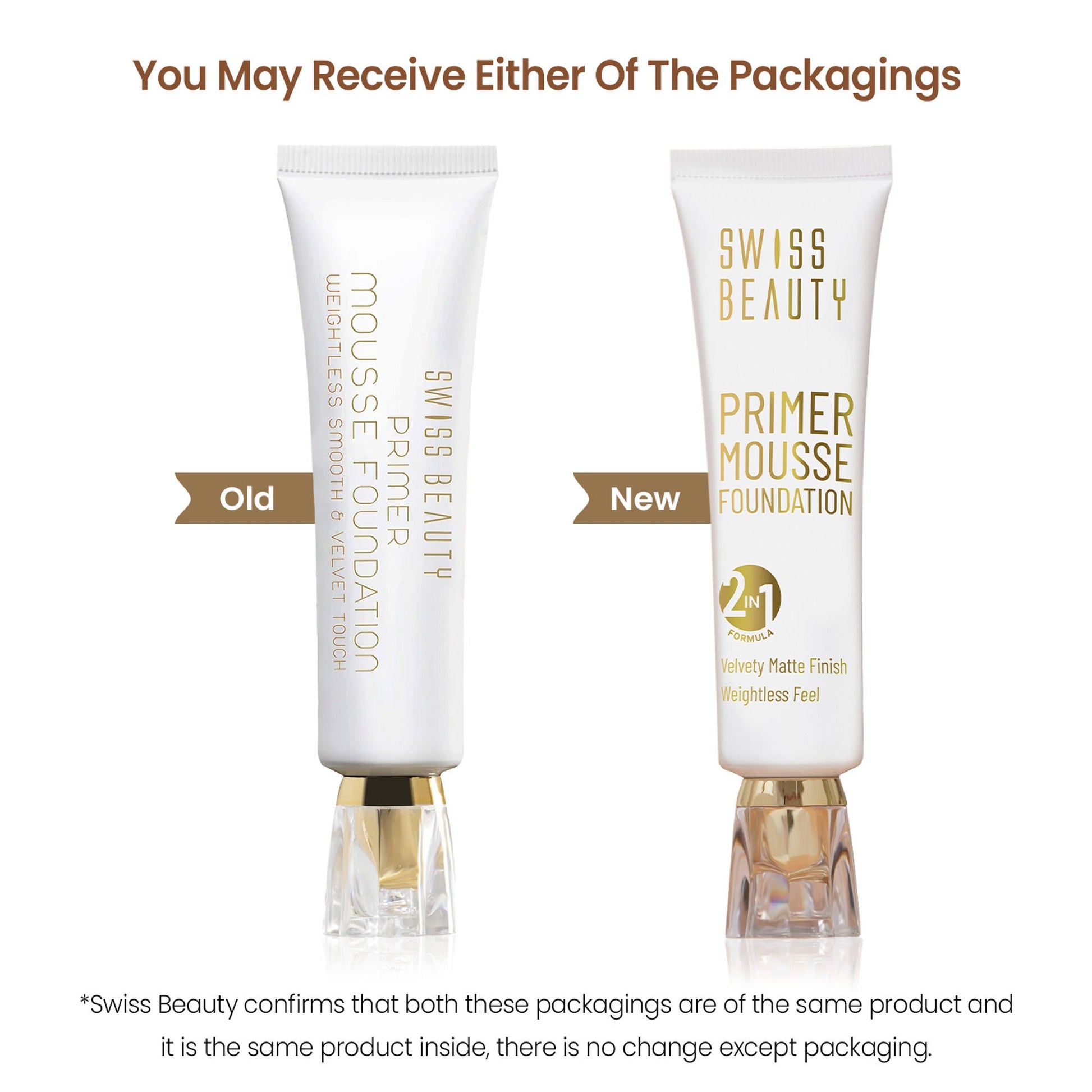 Swiss Beauty Primer Mousse Foundation - 08 Coffee Cream