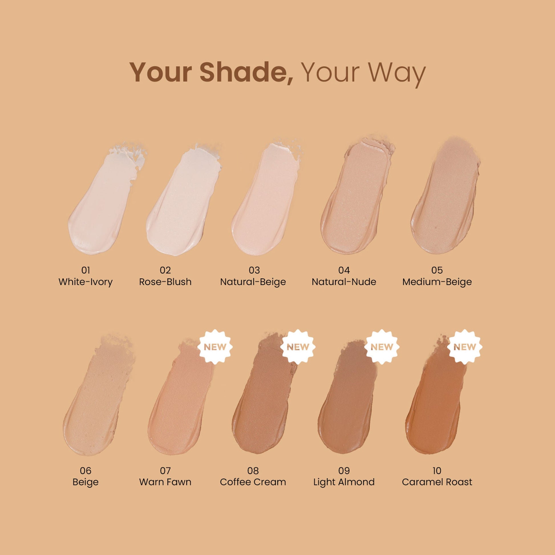Swiss Beauty Primer Mousse Foundation - 10 Caramel Roast
