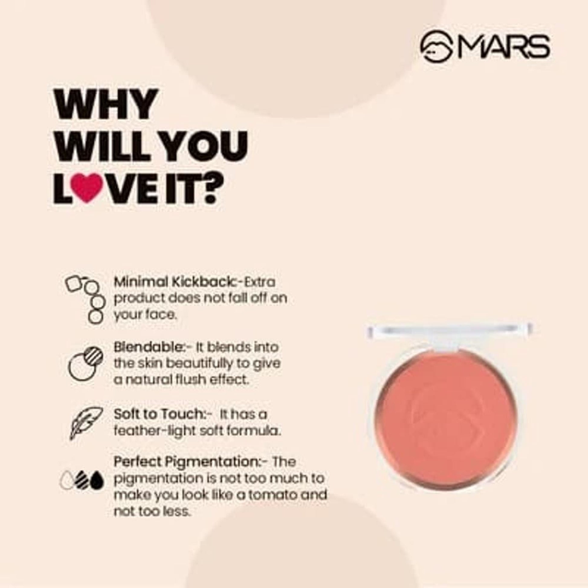 MARS Cosmetics Flush Of Love Face Blusher - 6 