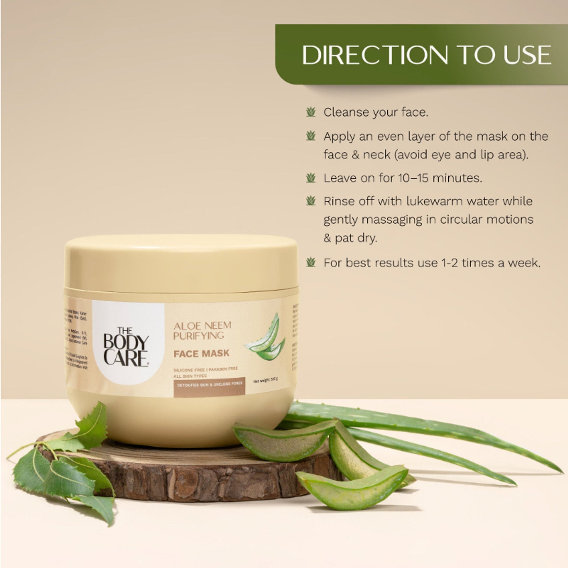 The Body Care Aloevera Face Pack  Grab2Buy The Body Care Grab2Buy