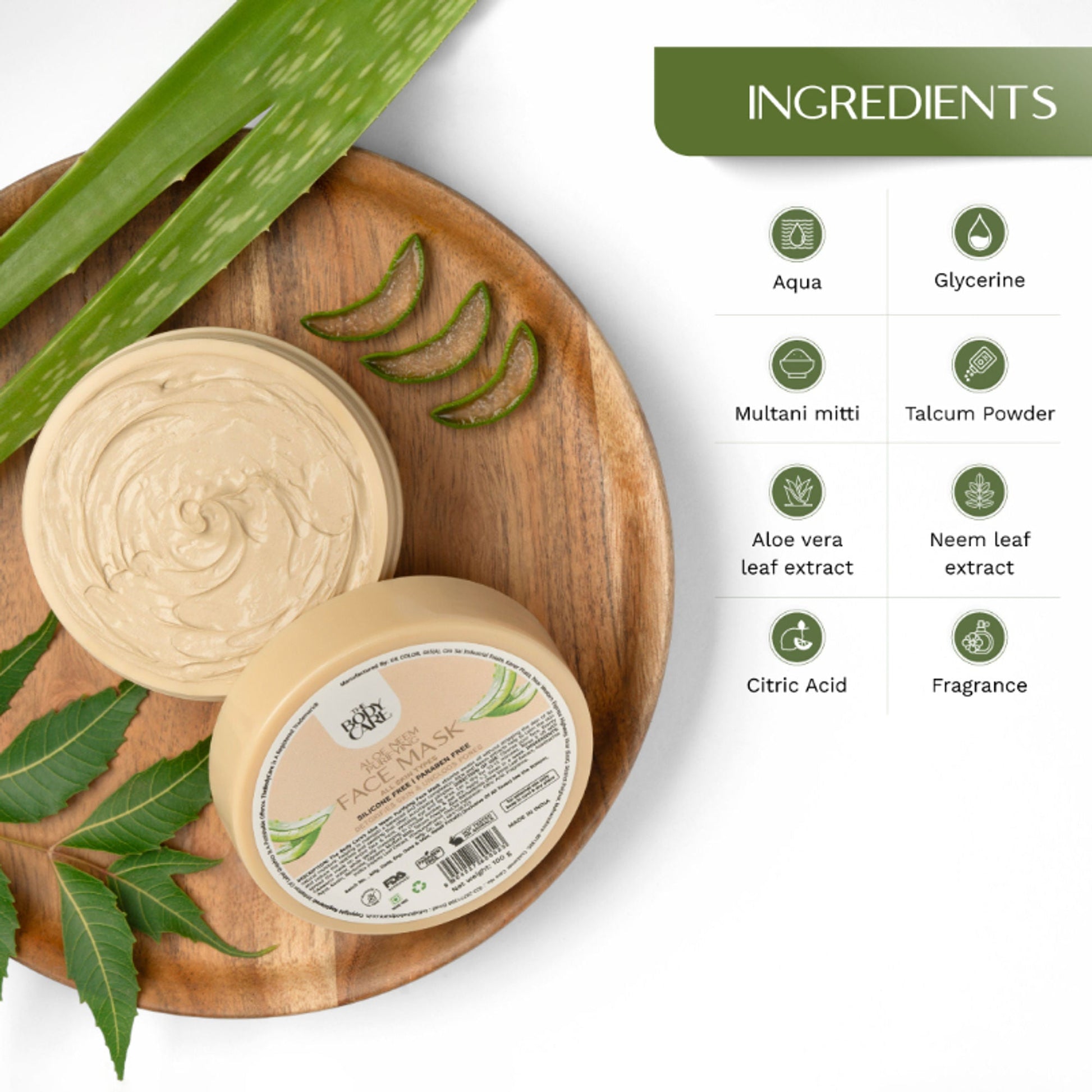 The Body Care Aloevera Face Pack  Grab2Buy The Body Care Grab2Buy