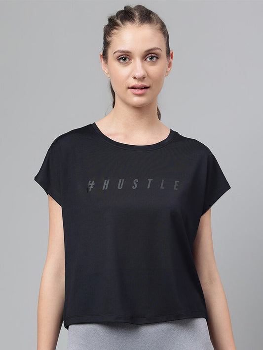MKH Typography Printed Extended Sleeves Dri-FIT Relaxed Fit T-shirt 