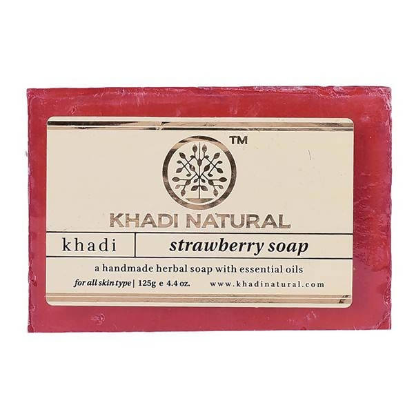 Khadi Natural Strawberry Soap  Grab2Buy Khadi Natural Grab2Buy
