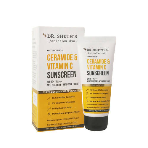 Dr. Sheth's Ceramide & Vitamin C Sunscreen - Grab2buy