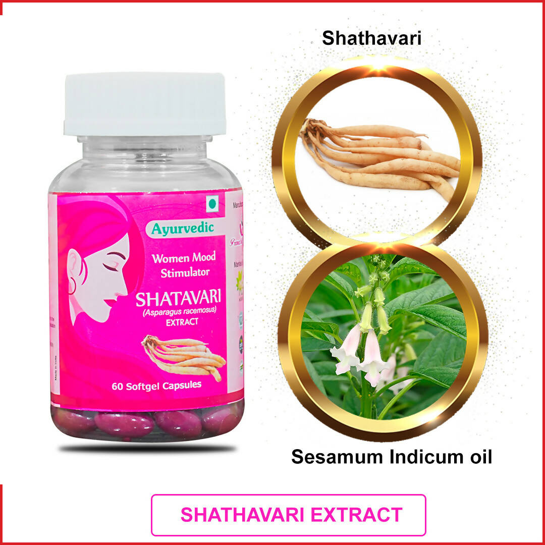 KBK Herbals Shatavari Extract Capsules - Grab2buy