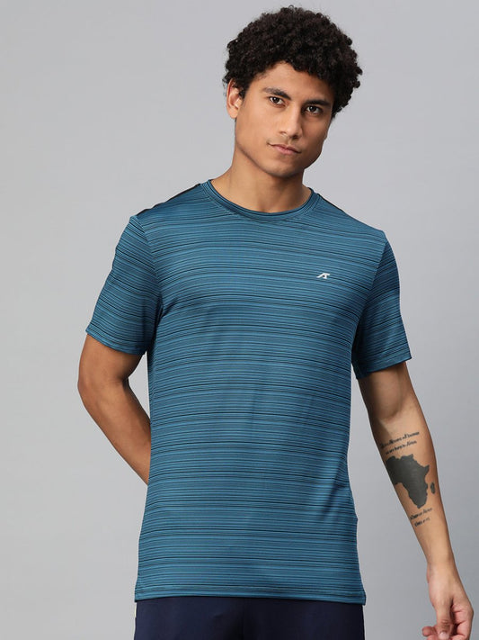 Alcis Striped Anti Static Slim Fit T-shirt 