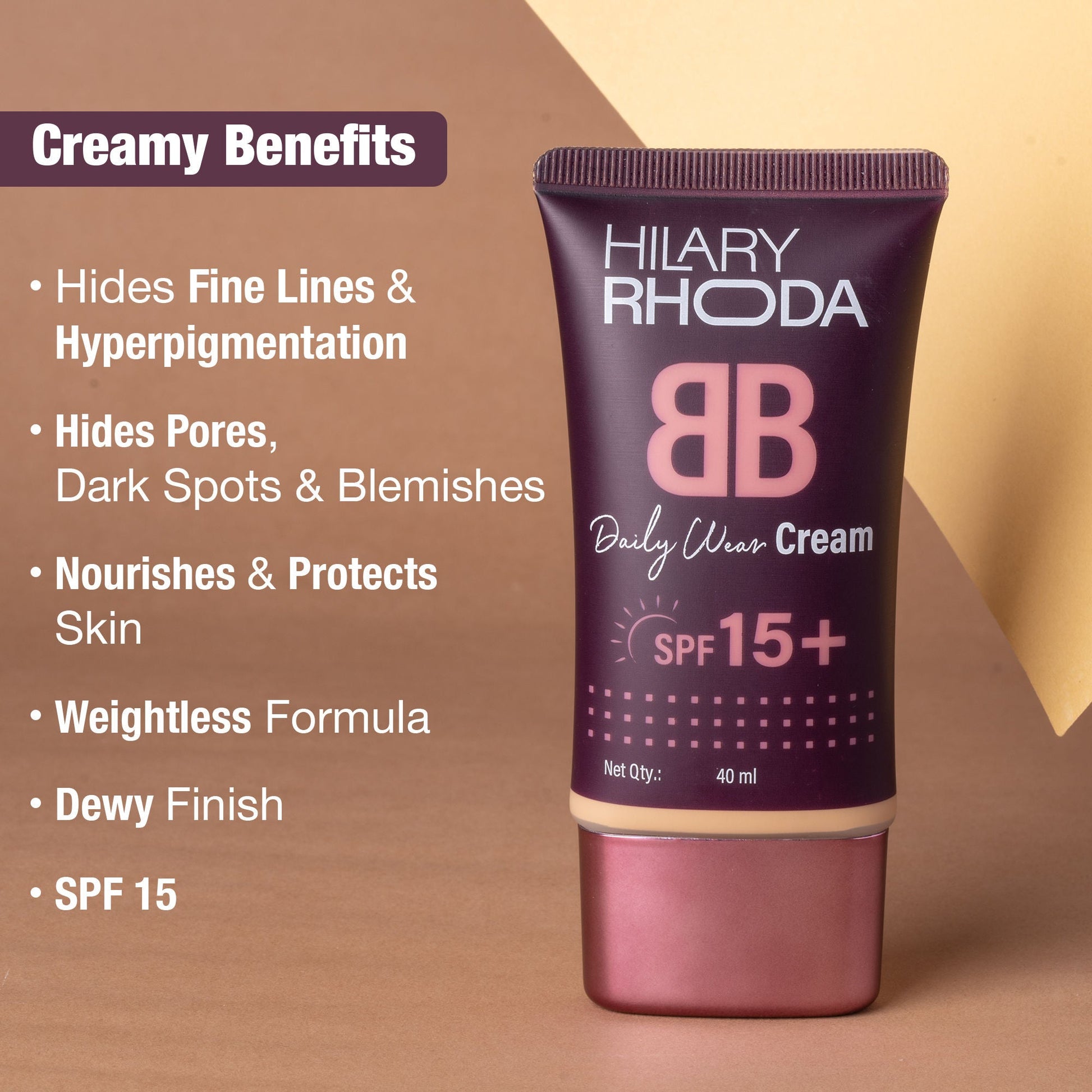 Hilary Rhoda BB Cream With SPF 15 - Golden Beige 04 - Nude Beige 03