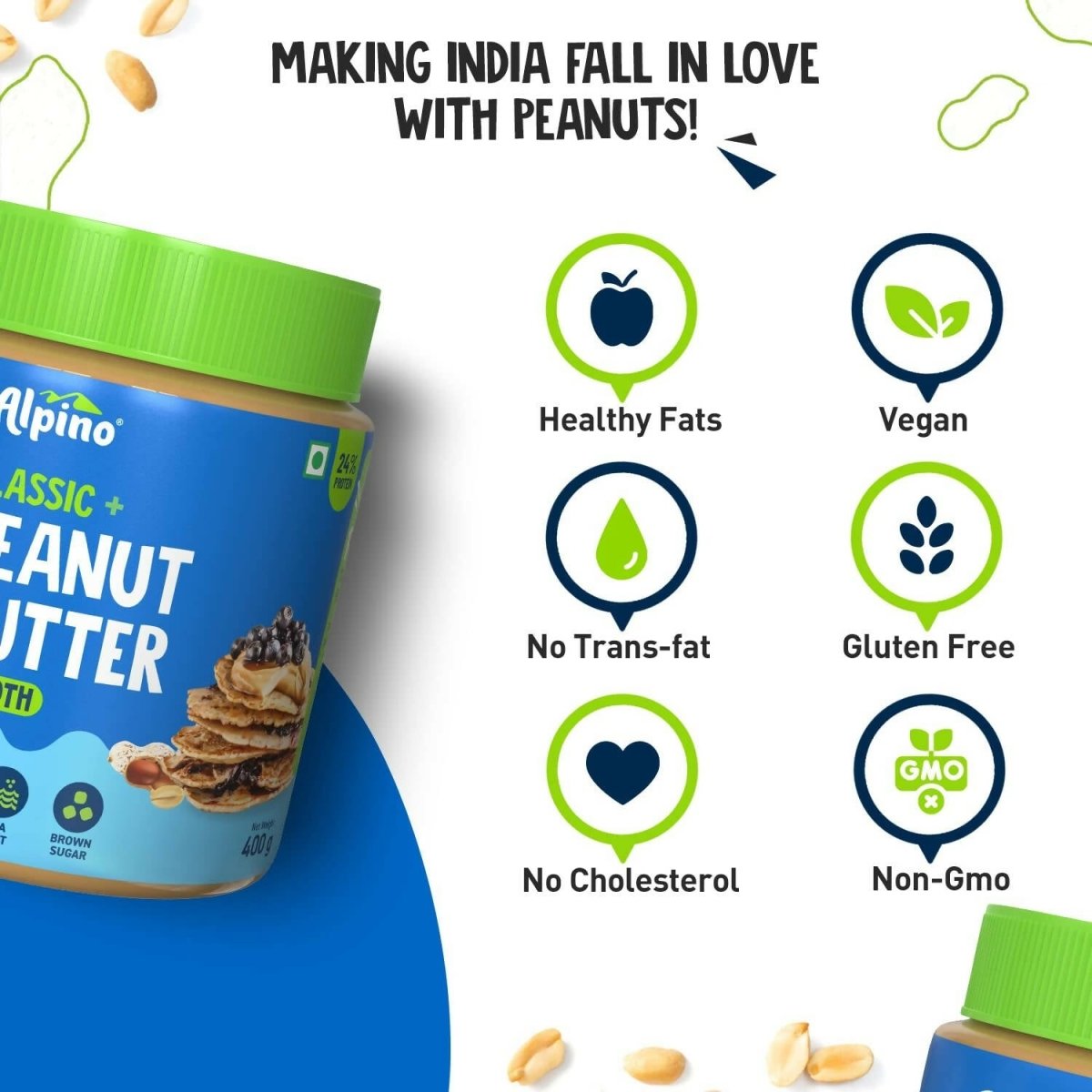 Alpino Classic Peanut Butter Smooth - Grab2buy