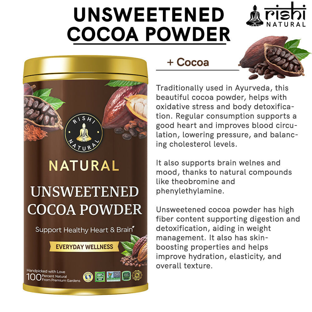 Rishi Natural Unsweetened Cocoa Powder 