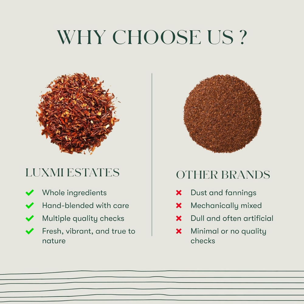 Luxmi Estates Vanilla Rooibos Chai Herbal Infusion