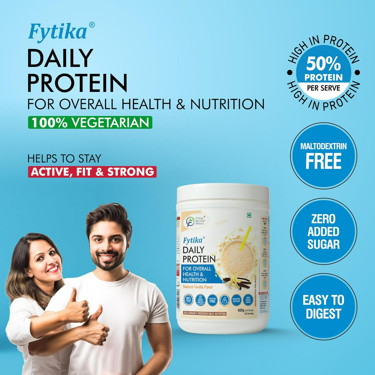 Fytika Healthcare Products Daily Protein Powder 