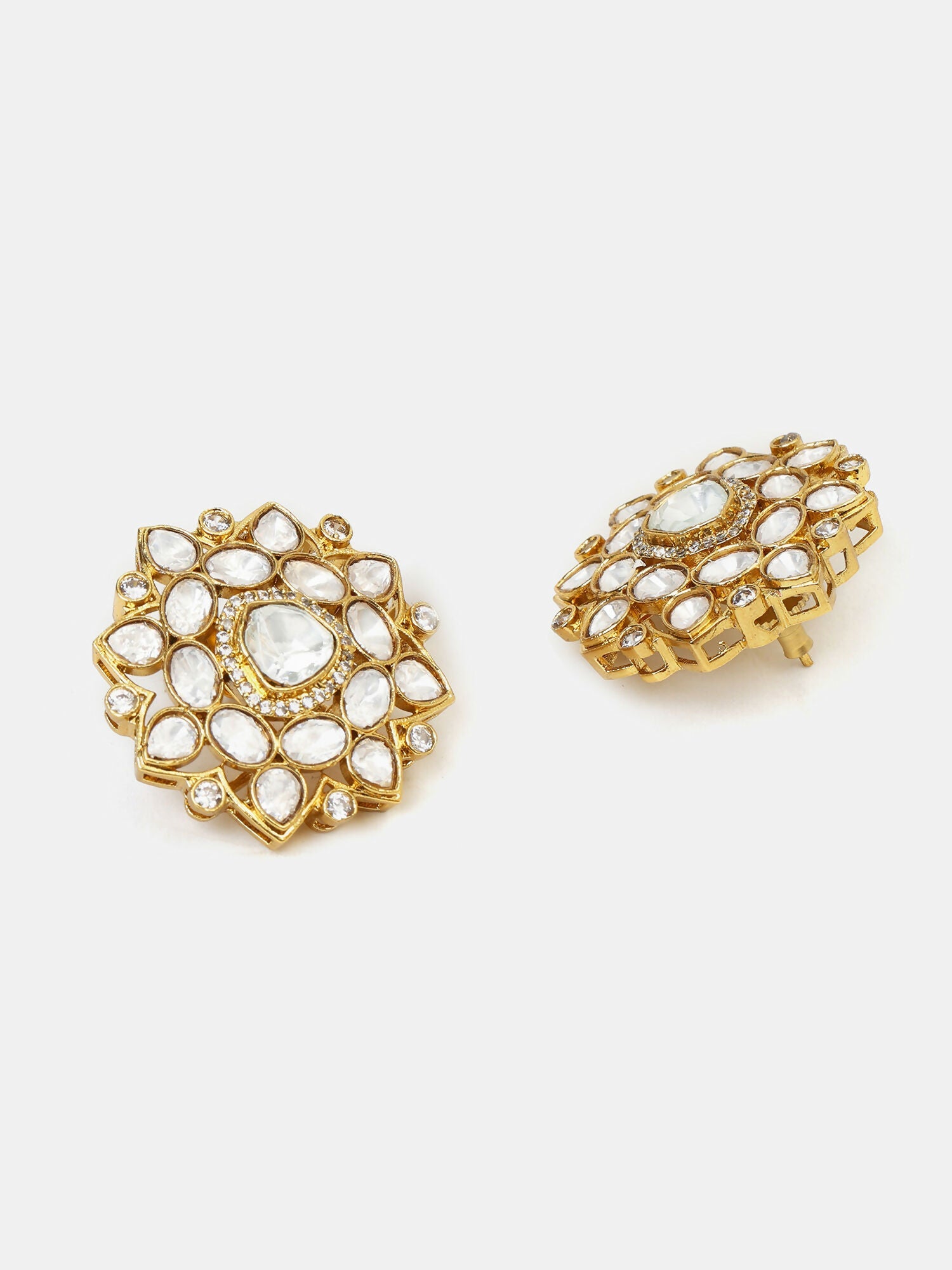 Ruby Raang Floral Aura Studs