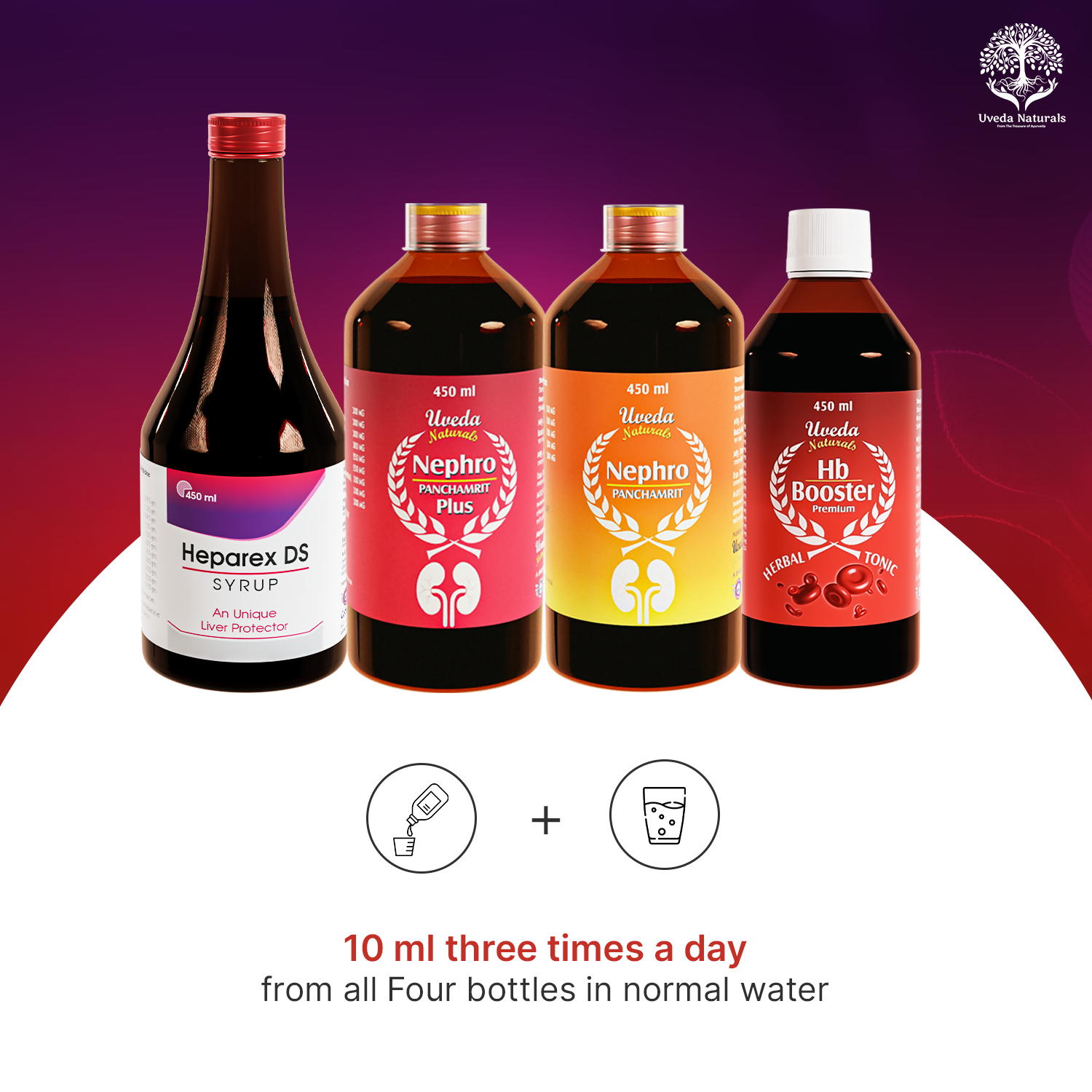 Uveda Naturals 4-in-1 Combo 