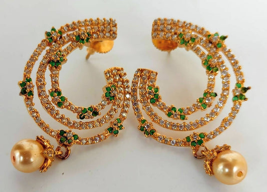 Green AD Designer Earrings - Grab2buy