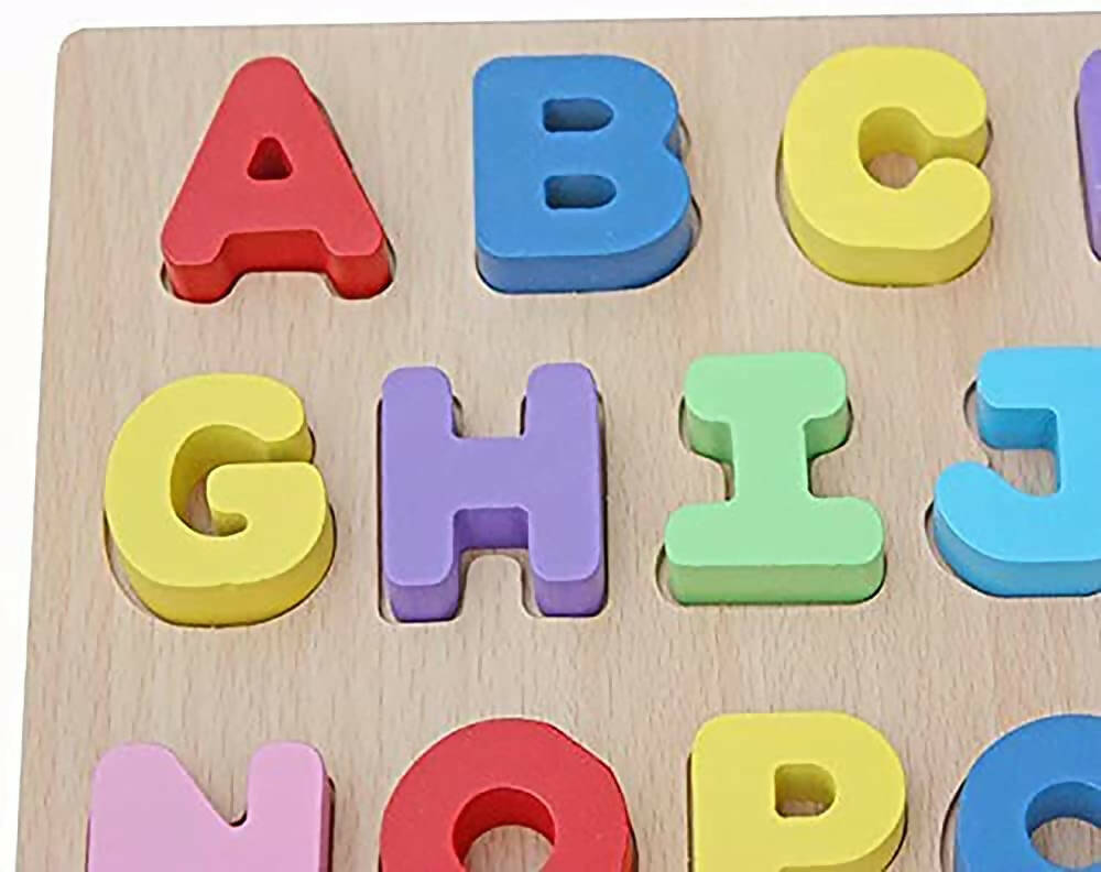 Webby Wooden Capital Alphabets Letters Learning Educational Puzzle Toy for Kids  Grab2Buy Webby Grab2Buy
