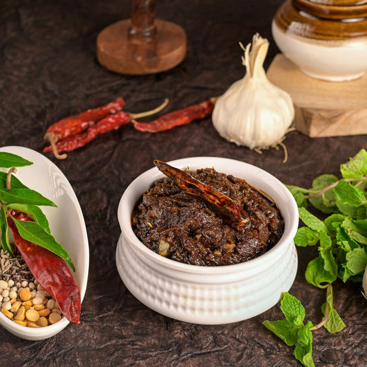 Vellanki Foods Pudina Pickle (Mint Leaves) - Grab2buy