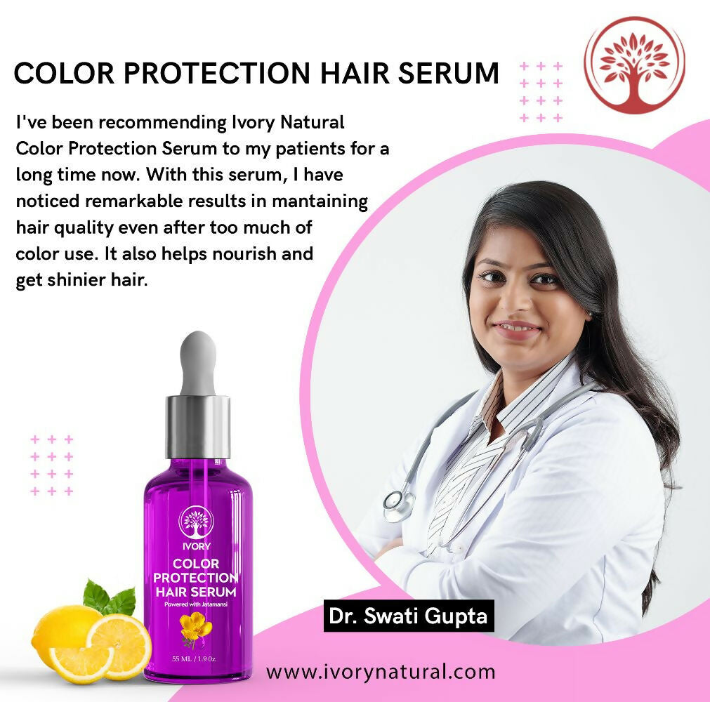 Ivory Natural Color Protection Hair Serum Restore Color Intensity | Swadesiicart