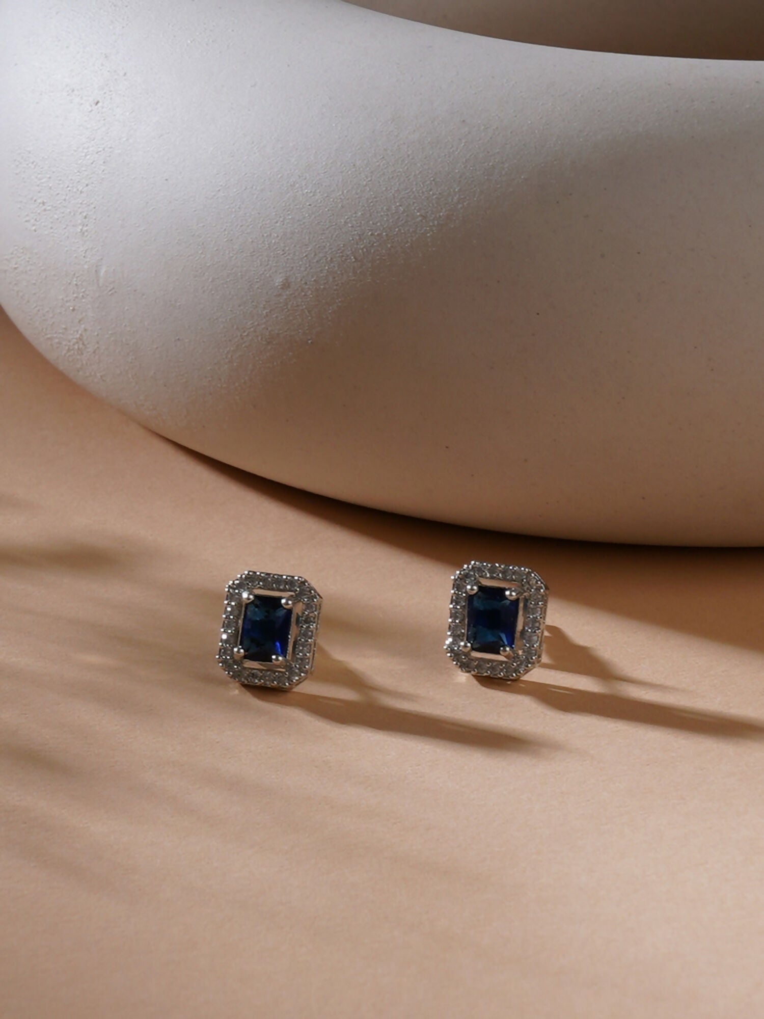 stone stud (Blue) - Ruby Raang - Grab2buy