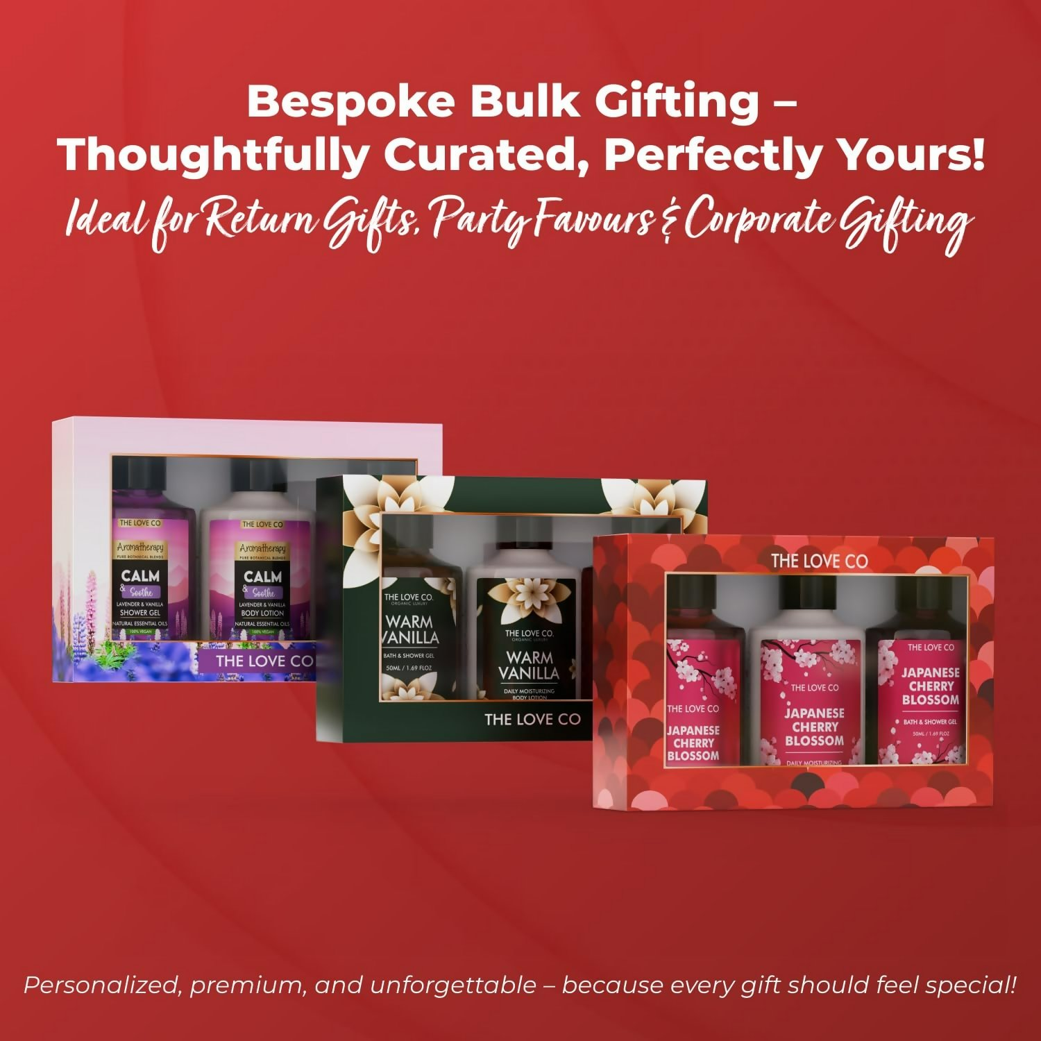 The Love Co. Japanese Cherry Blossom Bath And Body Care Gift Set Box Kit  Grab2Buy The Love Co. Grab2Buy
