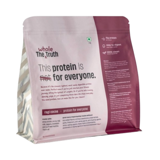 The Whole Truth 15g Protein/Scoop - Ragi Cocoa  Grab2Buy The Whole Truth Grab2Buy