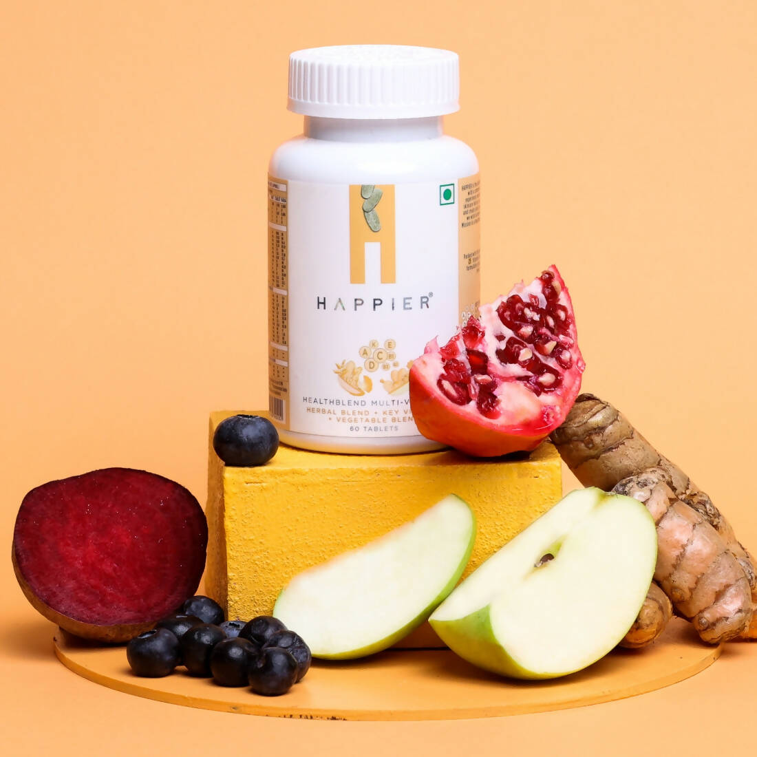 Happier Healthblend Multi Vitamins Tablets - Grab2buy