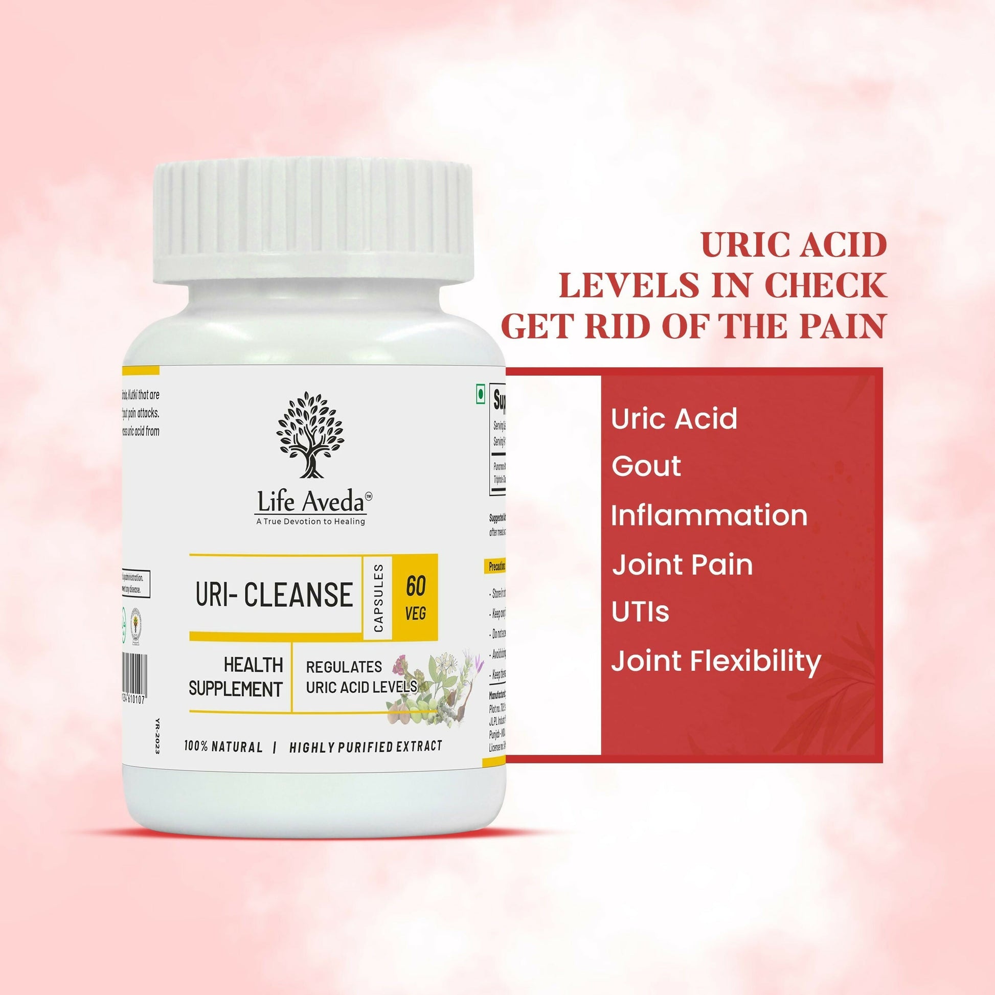 Life Aveda Uri- Cleanse Capsules - Grab2buy