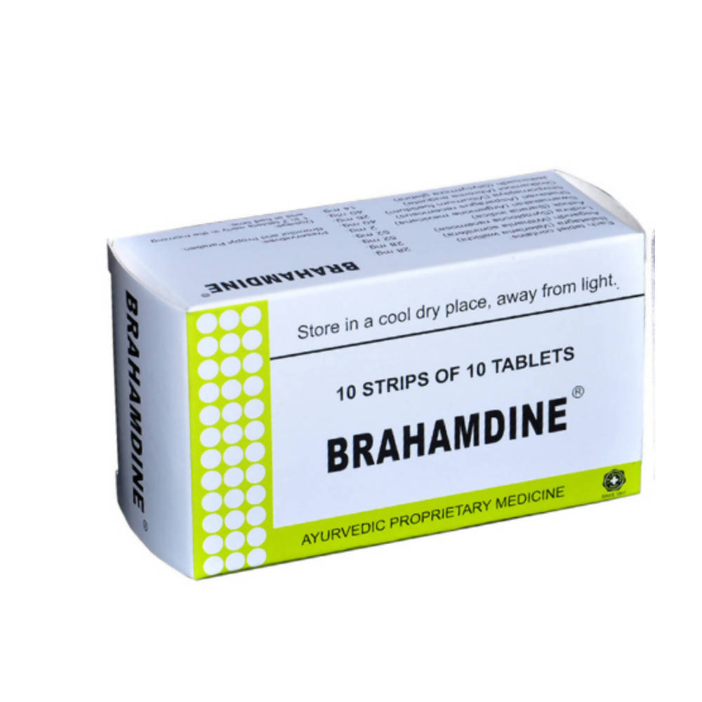 J & J Dechane Ayurvedic Brahamdine Tablets 