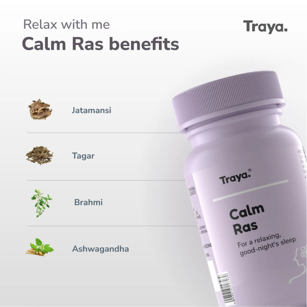 Traya Calm Ras Tablets  Grab2Buy Traya Grab2Buy