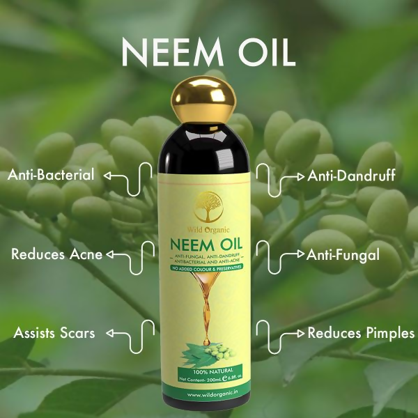 Wild Organic Neem Hair Oil  Grab2Buy Wild Organic Grab2Buy