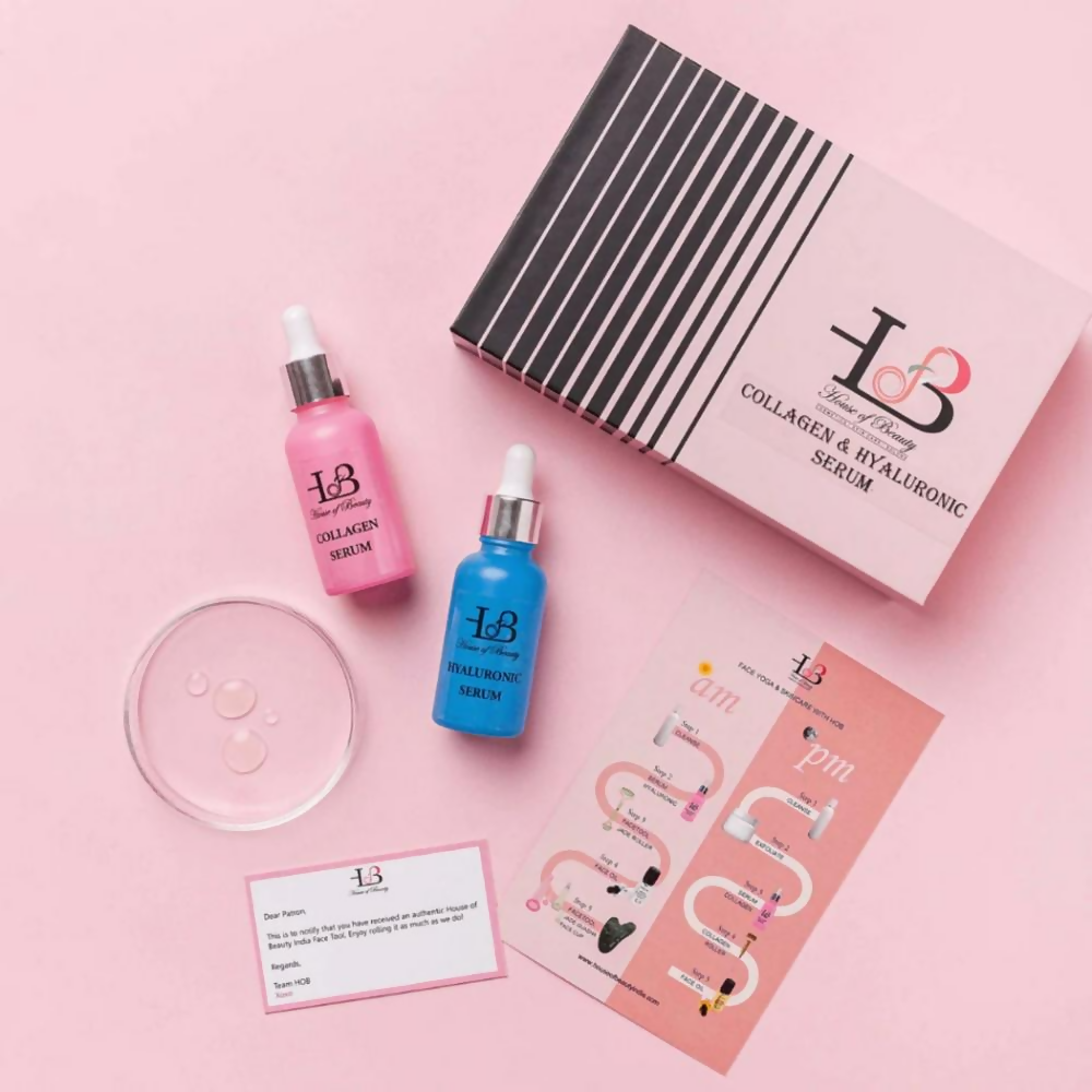 House of Beauty Am + Pm Pack - Collagen + Hyaluronic Serum 