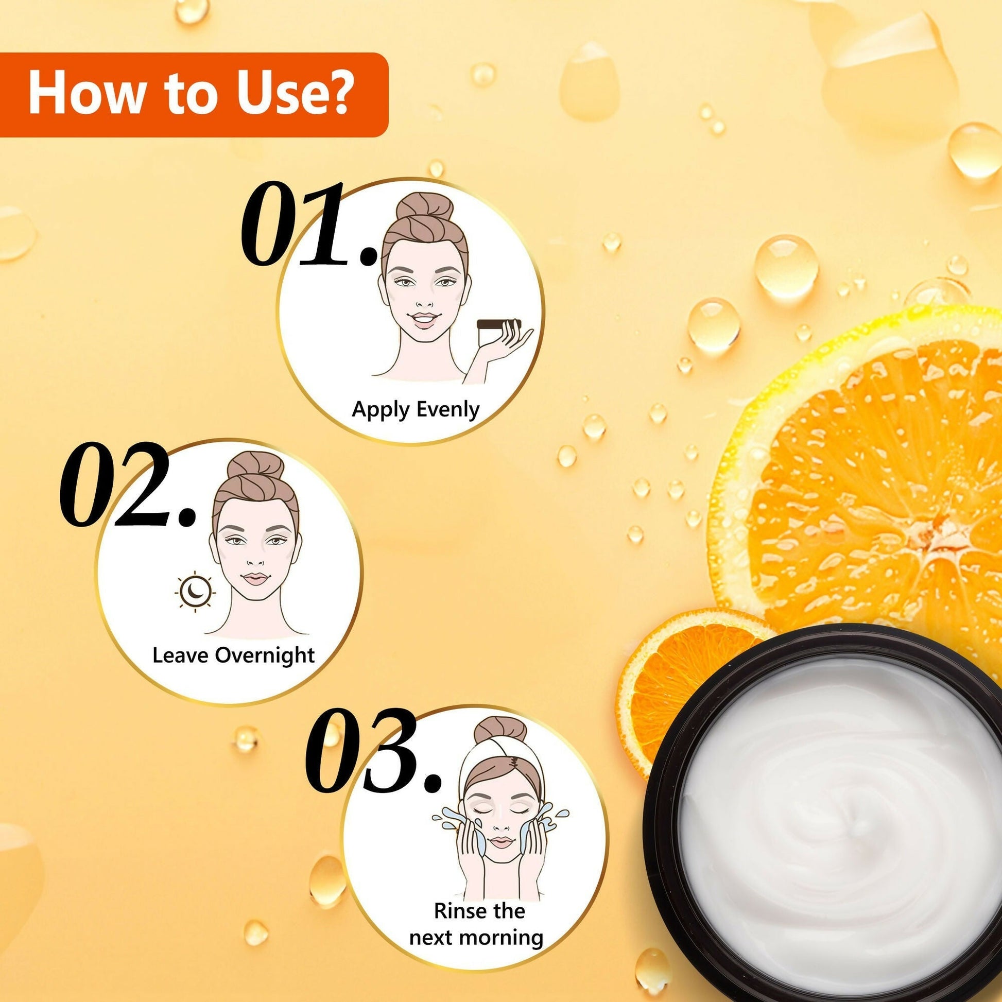 Good Vibes Anti-Blemish Vitamin C Glow Night Cream - Spotless, Brightening, Depigmentation, Reduces dark spot 