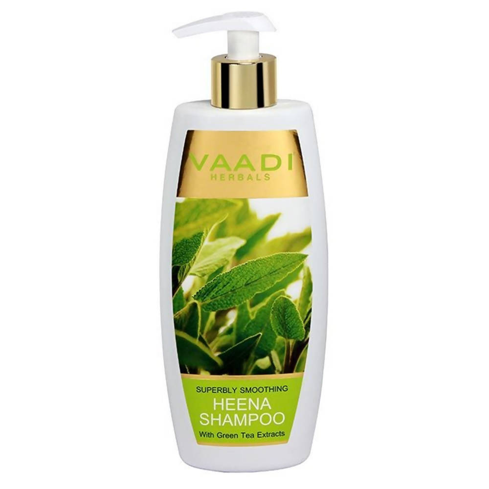 Vaadi Herbals Superbly Smoothing Heena Shampoo With Green Tea Extracts - Grab2buy