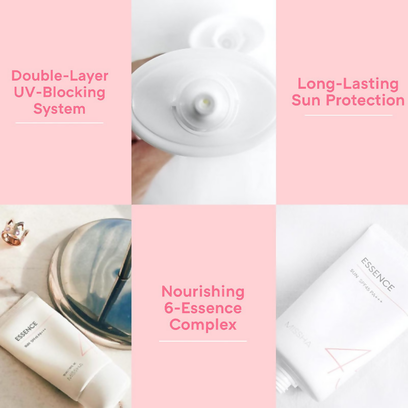 Missha All Around Safe Block Essence Sun SPF45 PA+++  Grab2Buy Missha Grab2Buy