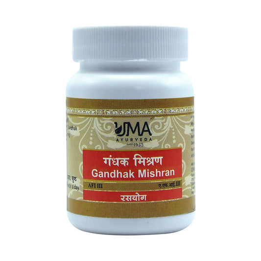 Uma Ayurveda Gandhak Mishran Tablets 