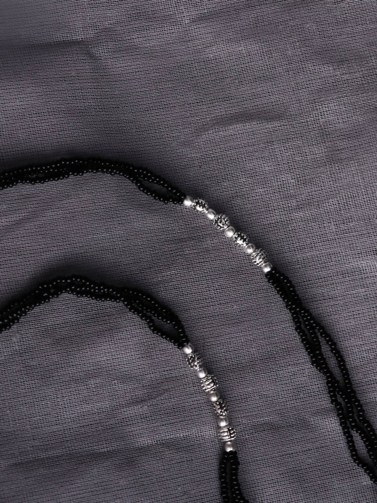 Mominos Fashion Johar Kamal Oxidised Stone Mangalsutra