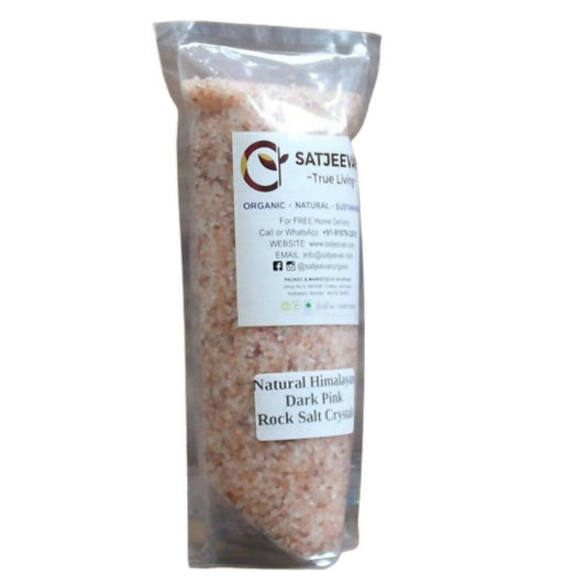 Satjeevan Natural Pink Himalayan Rock Salt Crystals - Grab2buy
