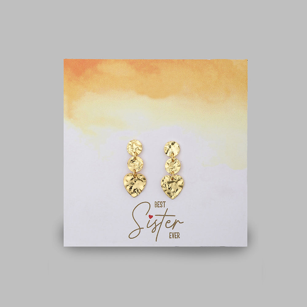 Gold-Polished Crescent Hoop Earring For Women - Wahe Jewels Noz2Toz