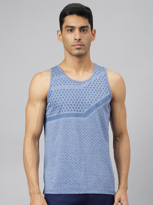 Alcis Men Heather Anti-Static Slim-Fit Distance Running Singlet