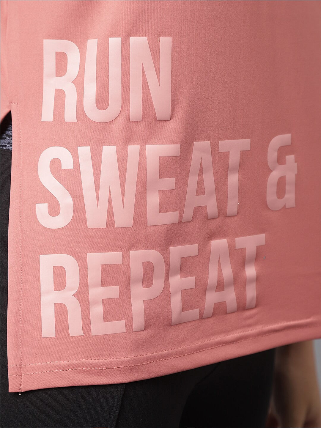 MKH Typography Printed Dri-FIT Sports T-shirt 