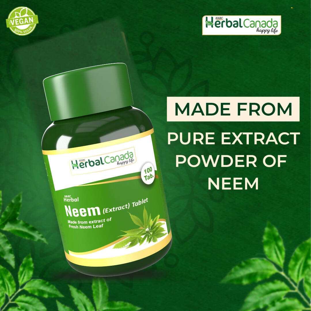 Herbal Canada Neem Extract Tablets 