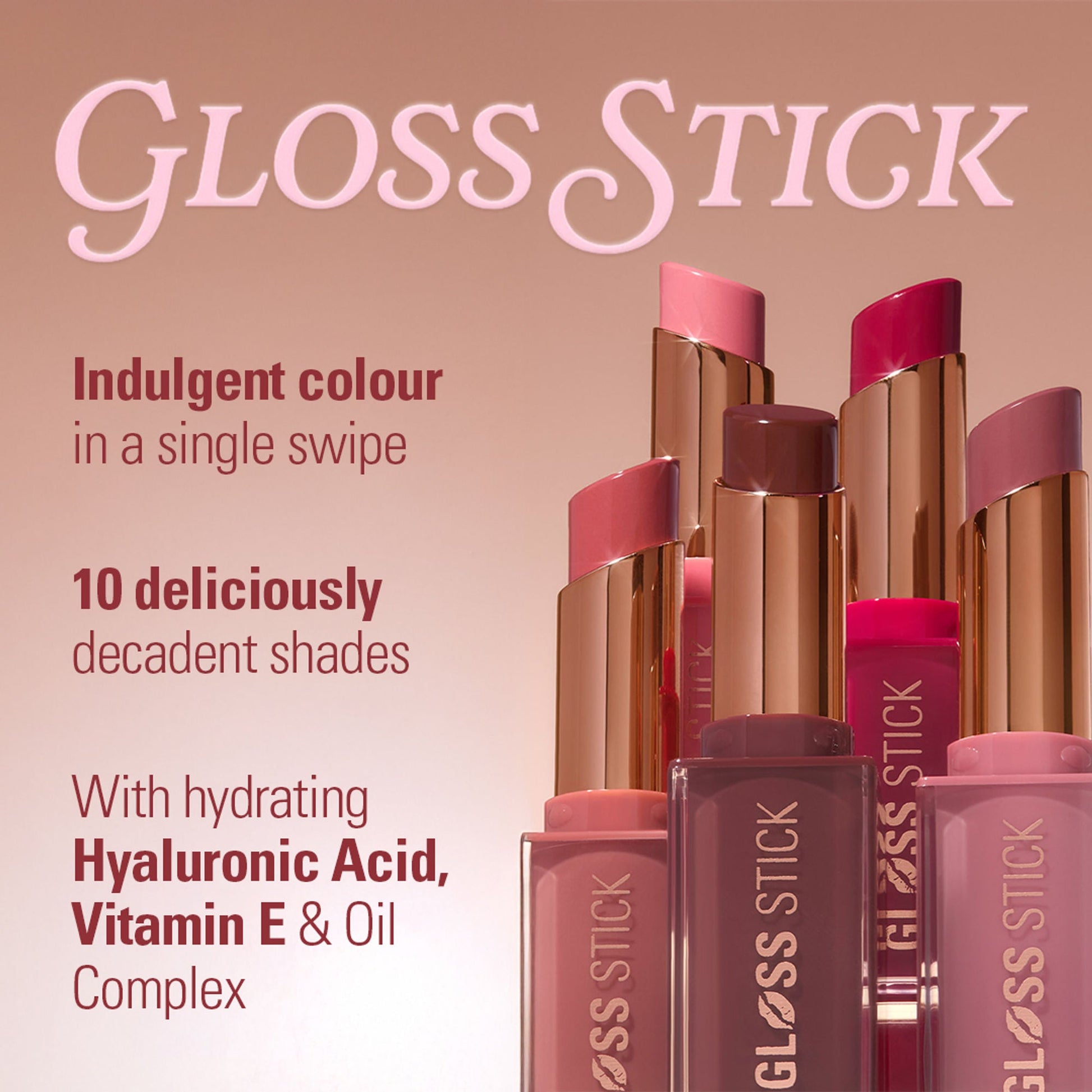 Makeup Revolution Pout Lip Gloss Stick - Chocolate Ganache