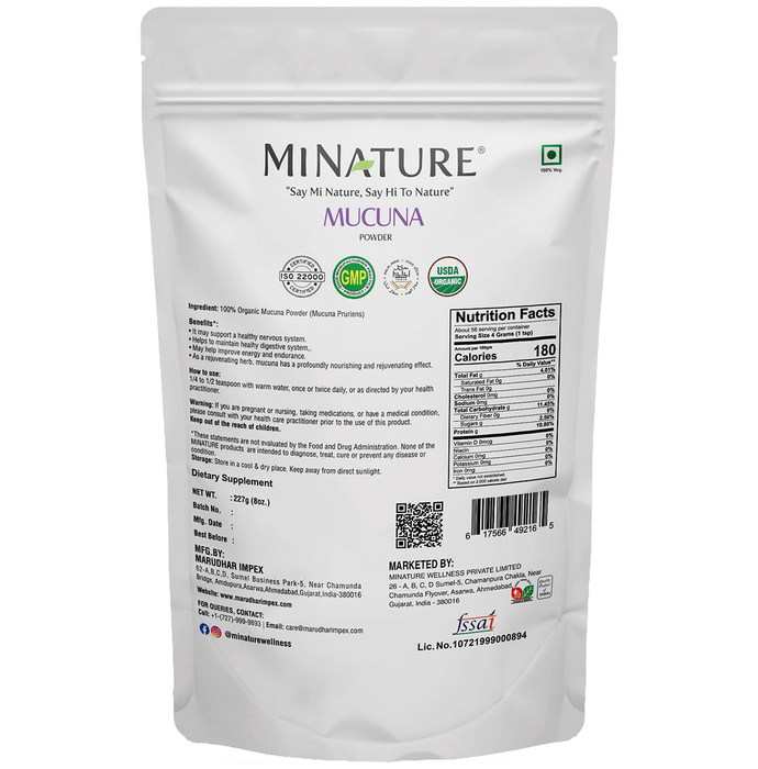 Minature Mucuna Organic Powder 