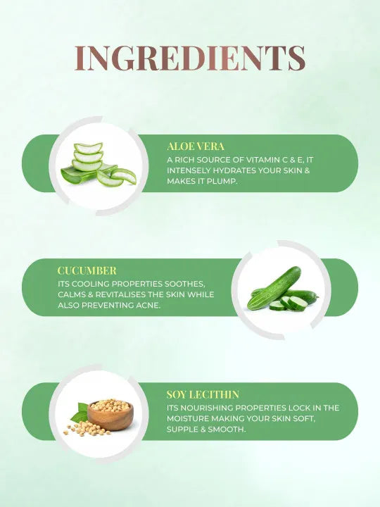 All Purpose Gel Creme with Aloe Vera and Cucumber 