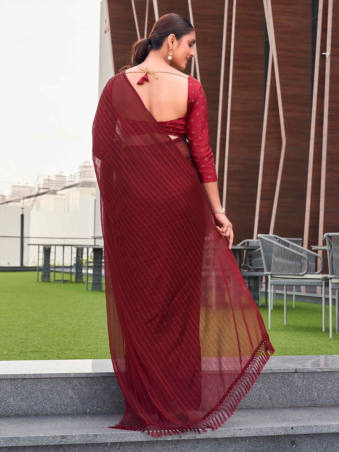 Tikhi Imli Striped Ready to Wear Grab2Buy 