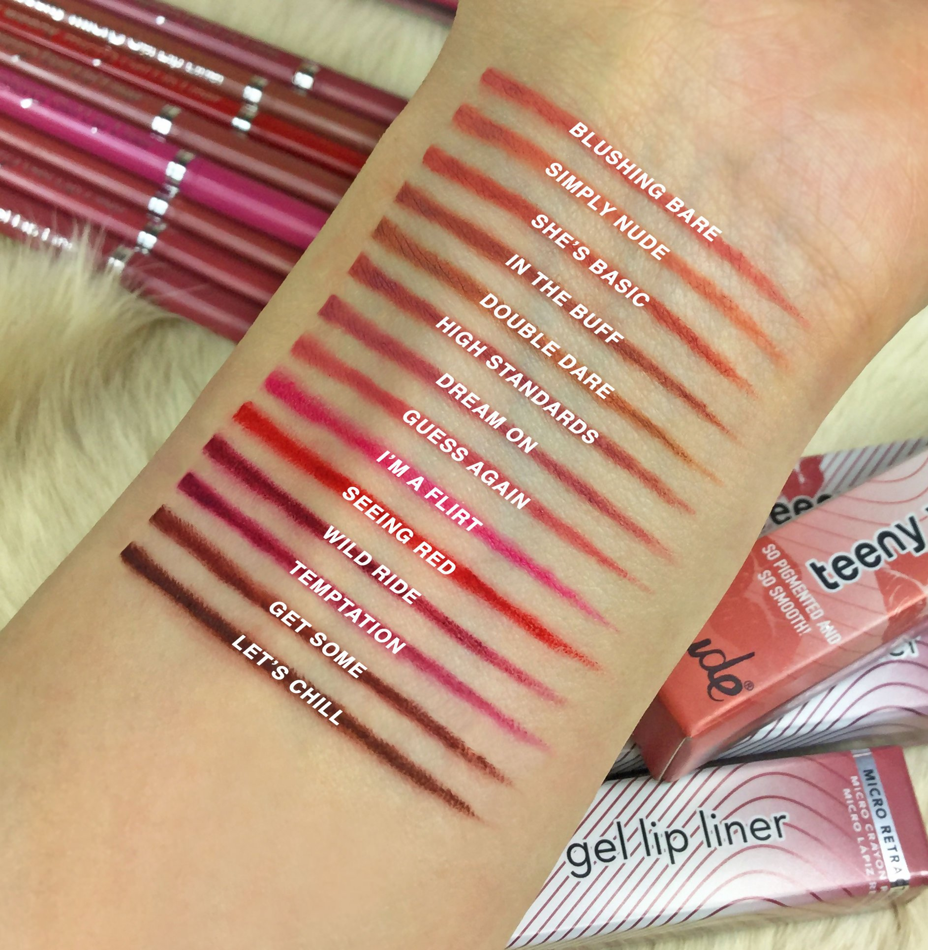 Rude Cosmetics Teeny Weeny Micro Gel Lip Liner - Seeing Red 