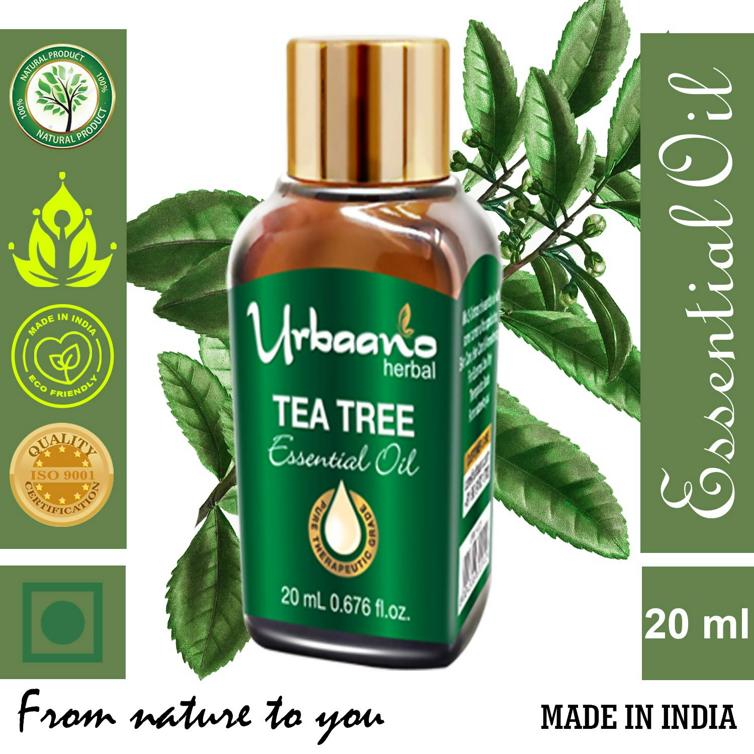 Urbaano Herbal Tea Tree Essential Oil 